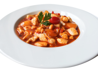 37. Pollo in salsa piccante