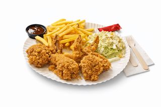 Talerz powiększony skrzydełka