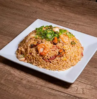 Arroz chaufa de Mariscos