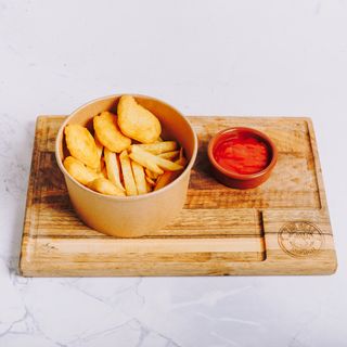 Pileći medaljoni sa pommes frites
