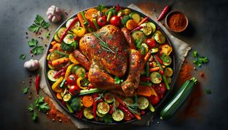 Curcan picant cu legume