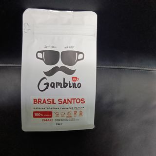 Кава зерно  Бразилія Сантос 0,250 грам
