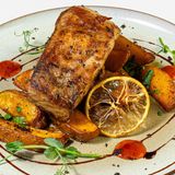 Сом филе с печени картофи 350 г