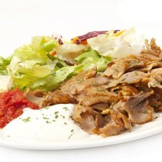 Plato kebab de ternera 