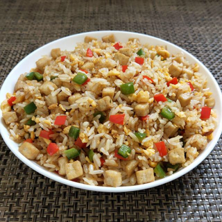 Arroz Vegetariano Salteado con Bambú