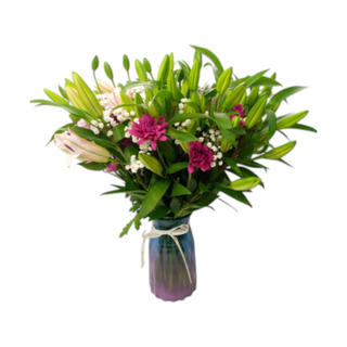 Chic Haven Lillies + Vase