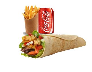 2 Kebab arab mic cu carne de pui + 2 Cartofi Pai + 2 Băuturi