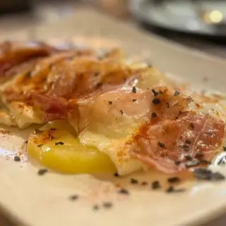 Boletus y jamón