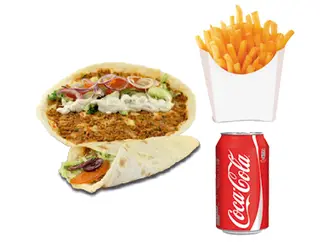 Menú Lahmacun Con Patatas Y Bebida