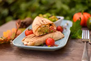 Falafel sandwich