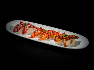 90X. Nigiri Flameado Mixto (6 Uds.)