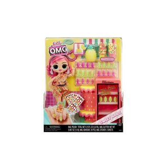 Papusa L.O.L. Surprise OMG Sweet Nails Pinky Pops Fruit Shop, 30 cm [4190039]