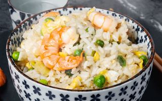 Riso speciale alla cantonese con gamberi - maxi 