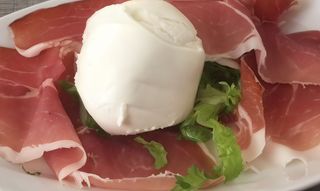 Prosciutto crudo di Parma e mozzarella