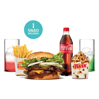 Menú Big King Xxl Verano Con Vaso