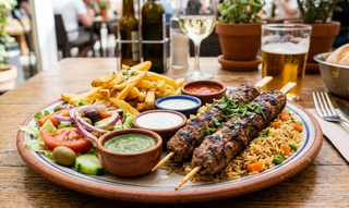 Plato Combinado De Seekh Kebab (2 Uds.)