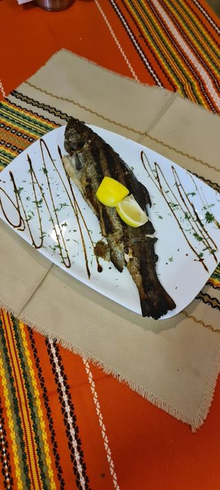 Пъстърва на скара (350г)