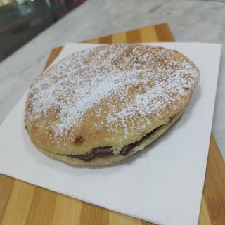 Focaccina con Nutella