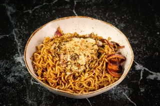 Yakisoba De Verduras Y Solomillo.