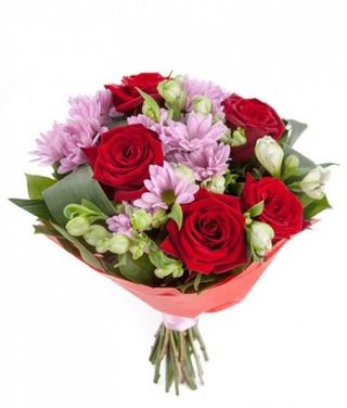 Bukiet mix z różami