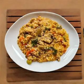 Risotto sa piletinom i pestom od špinata