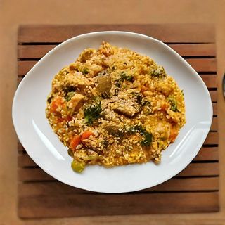 Risotto sa piletinom i pestom od špinata