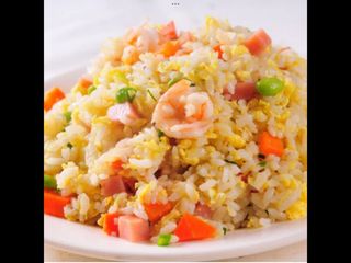 Arroz Frito Con Gambas