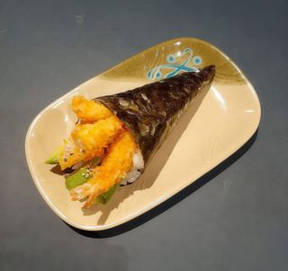 Temaki Langostinos Tempura(1 Pieza)
