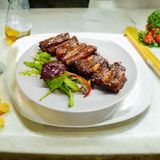 2163 Пържени свински ребра със сладко-кисел сос (700г)