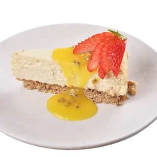 Tarta De Queso De Chocolate Blanco (Porción)