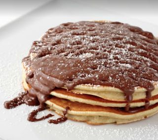 Pan cake 3 dischi con la crema 