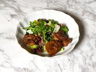 Салат з курячої печінки 230  гр 