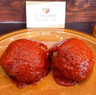 Porzione di Polpette al ragù (2 pezzi) + pane