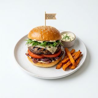Portobello Mushroom Burger