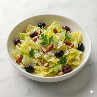Scarola olive e mandorle