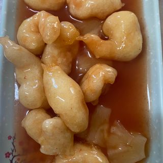 78 Gamberetti in salsa agrodolce