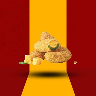 Jalapeños con queso cheddar (4 uds.)