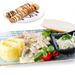 Maxi Menu: Pui cu Smantana