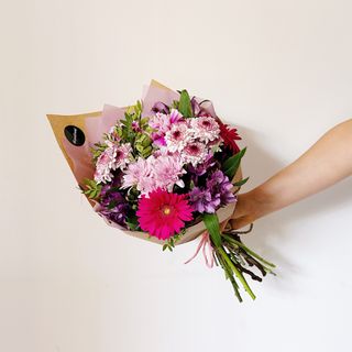 Ramo de Flor Variadas "Pink Flamingo"