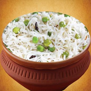 White Rice with Green Peas