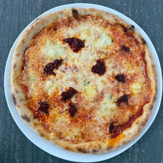 Pizza Quattro Formaggi cu Nduja