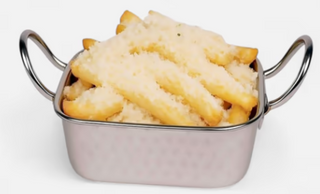 Cartofi prăjiți cu parmezan și usturoi