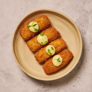 Croquetas caseras de pollo a l'ast