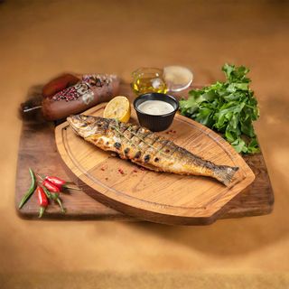 Сибас на углях