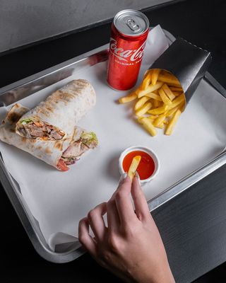 «Комбо з Курки» Подвійний сир Курка + Картопля фрі