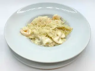 Farfalle con gamberetti