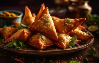 Samosas de pollo (4 uds.)