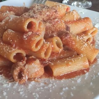 Mezzemaniche all'amatriciana