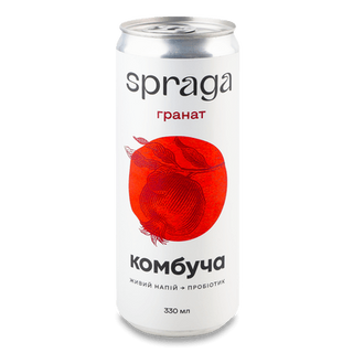 Напій Spraga Комбуча гранат з/б (0,33л)