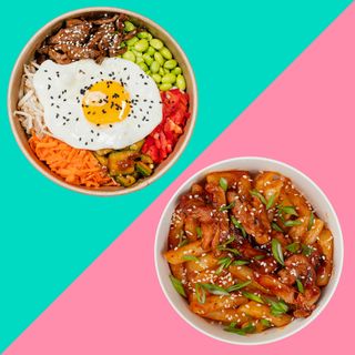 Zestaw Tteokbokki + Bibimbap Rice Bowl